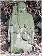 Fukurokujin - God of Wisdom Stone Statue, Meiji Period
