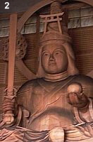 The world's largest statue of Benzaiten, completed in year 2000 in southern Kyushu.