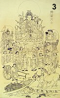 Uga Benzaiten Drawing (includes Bishamon as attendant)