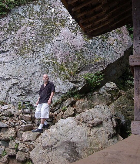 Mark Schumacher at Golden Rock, Hiezan (near Kyoto), May 2012