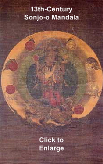 Famous Myoken Mandala at Miidera Temple in Shiga Prefecture
