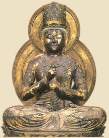Dai Nichi, Heian Era 1176, at Enjyo-ji in Nara, courtesy Handbook on ViewingBuddhist Statues