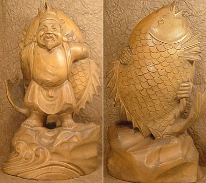 Ebisu, Japanese God of the Ocean and Fishing Folk