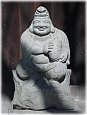 Ebisu, God of Fishermen and Fortune, Stone Statue, Zuisenji, Kamakura Period Ebisu, God of Fishermen and Fortune, Stone Statue, Zuisenji, Kamakura Period