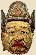 Futen Mask, 10th century, Heian Period, Kyoto National Museum