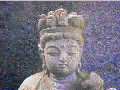 Stone figure of 11-Headed Kannon found at Hase Dera in Kamakura
