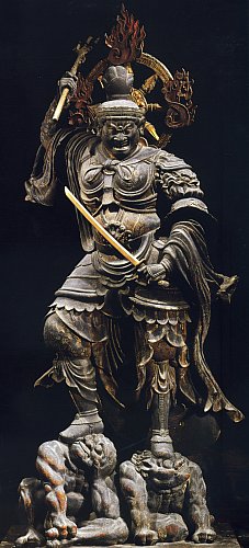 Jikokuten, Protector of the East, Heian Era