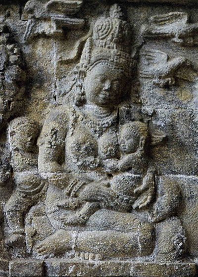 Hariti, 9th Century, Borabudur, Java