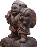 Daikoku, Wood, Circa 1412, at Hase Dera in Kamakura