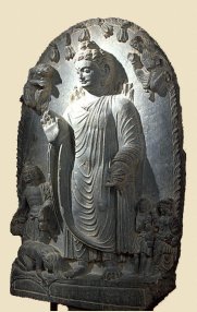 Dapankara, Nendo Butsu, photo courtesy of Miho Museum; 3-4th Century AD, Gandara Area (not Japanese)