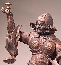 Tamonten (aka Bishamonten) Holding Pagoda