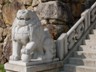 Stone lion at Chukseosa Temple.