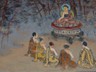 7. The first teaching of the Buddha.