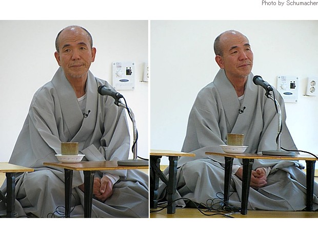 Master Jeokmyeong of Bongsama Temple, who gave a Dharma talk to the group. Photos by Charlie Pokorny.