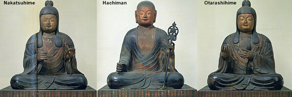 Hachiman, Two Shinto Goddesses,  Kyoogokukuji Temple (Toji Temple)