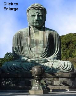 Big Buddha (Daibutsu) of Kamakura's Kotokuin Temple -- AMIDA NYORAI