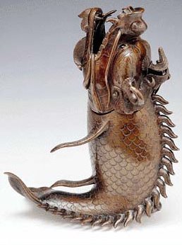 Shachihoko or Shachi - Creature with Tiger Head & Fish Body