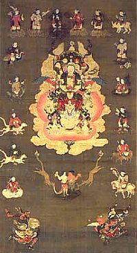 Dakiniten Mandala, Japan, Early Muromachi Period