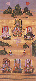 Hakusan Shichi Gongen Painting