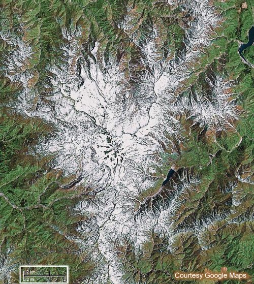 Hakusan -- Satellite View, Google Maps