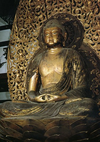Amida Buddha at the Byodoin Temple, by Jocho