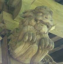 Shishi - wood carving