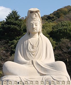 Ryozen Kannon, Big Kannon Statue in Kyoto, Japan