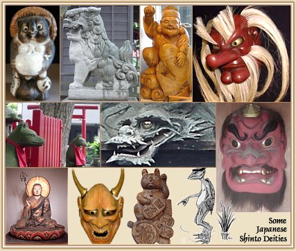 Japanese Shinto Deities, Gods, Kami, Creatures, and Demons