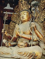 Fukukenjaku Kannon, Lacquer and Gold Leaf over Wood, H348 cm, Dated + 1189, Nanendo, Kofukuji Temple, Nara