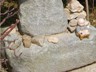 Gapsa Temple. Votive stone offerings.